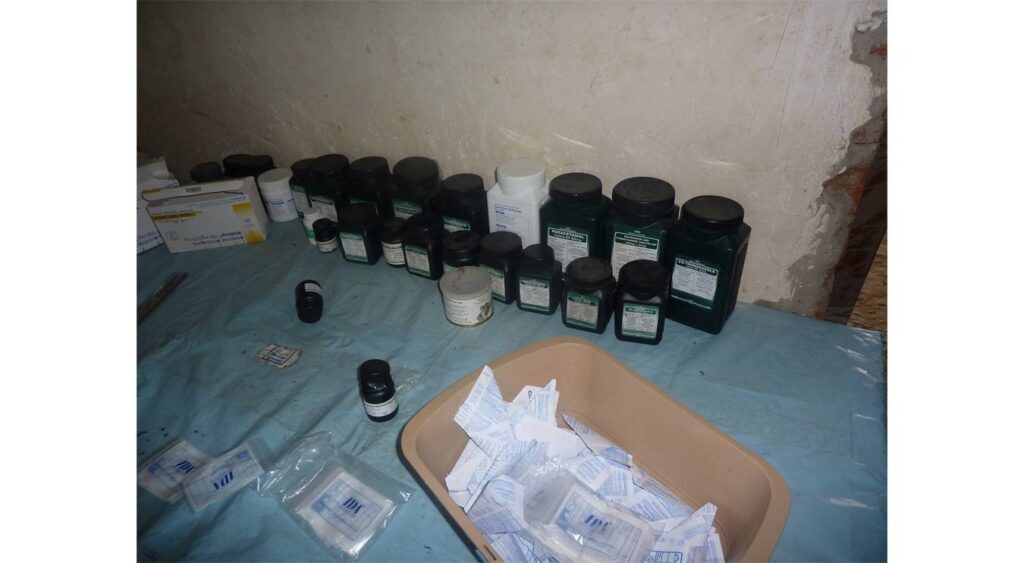 Limited medicine supplies at the original clinic, with depleted anti-malarial treatments